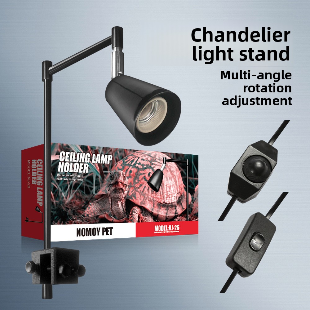 Marine Aquarium Lamp - NOMOY Reptile Lamp Stand with Adjustable