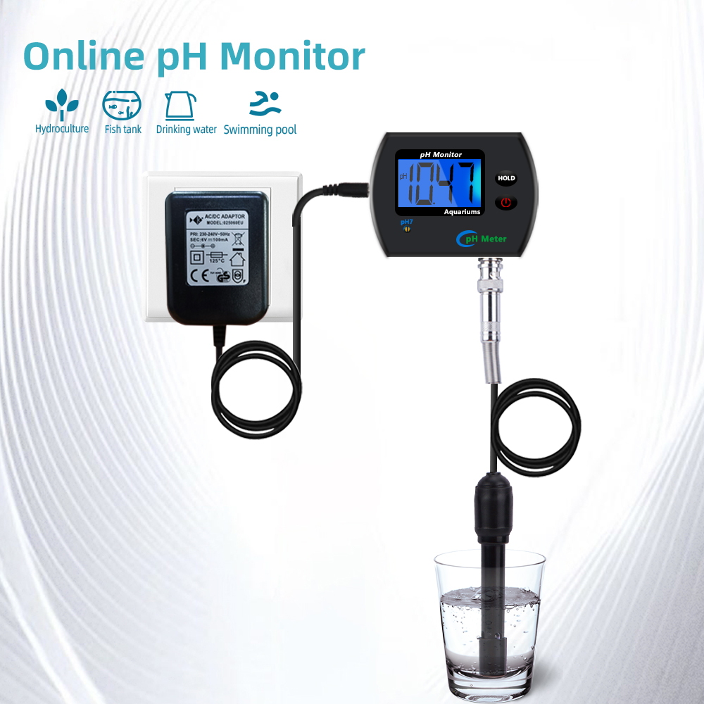 Digital Ph Meter Aquarium Drin - Marine Aquarium Par Meter ulasan dan harga
