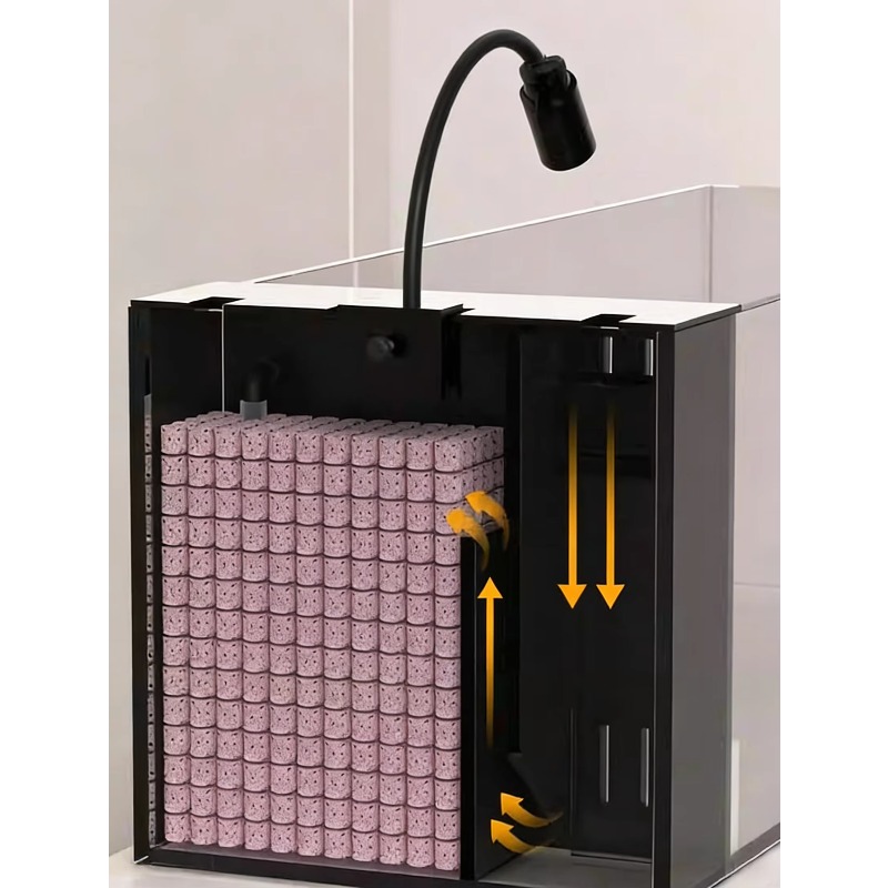 Fish Tank with Integrated Filt - Marine Aquarium All In One ulasan dan harga