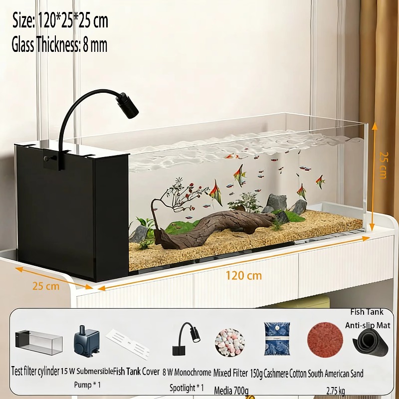 Fish Tank with Integrated Filt - Marine Aquarium All In One ulasan dan harga