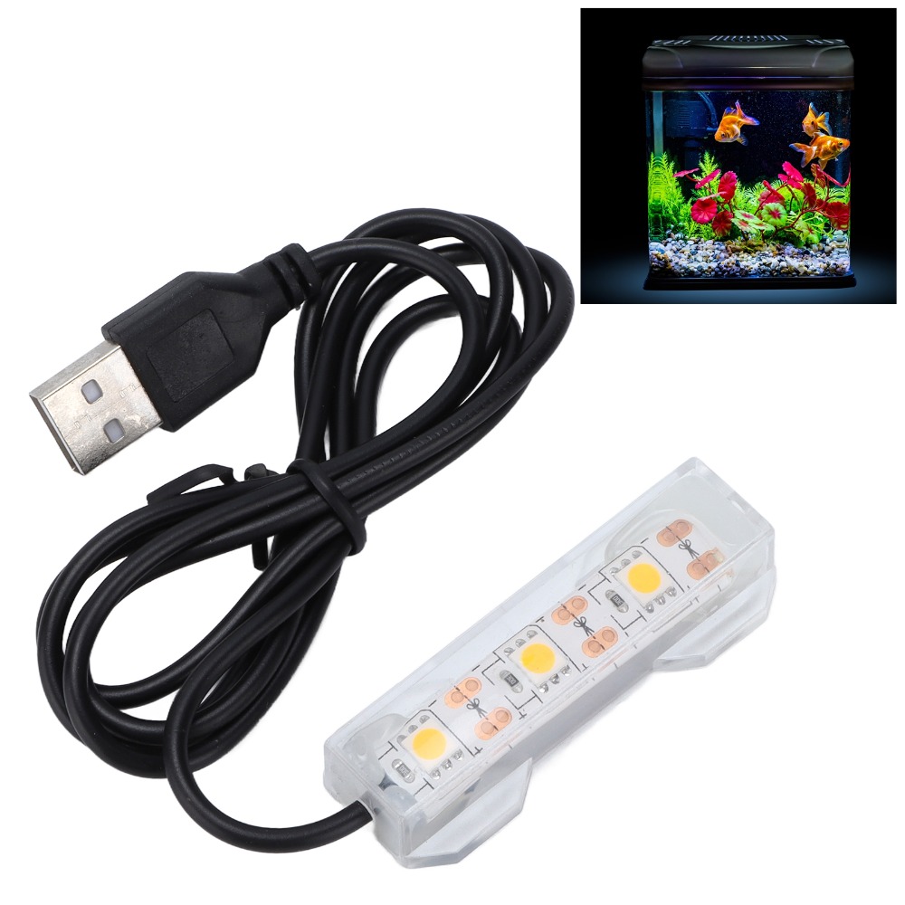 Decorative Lighting USB Aquari - Marine Aquarium Lamp ulasan dan harga