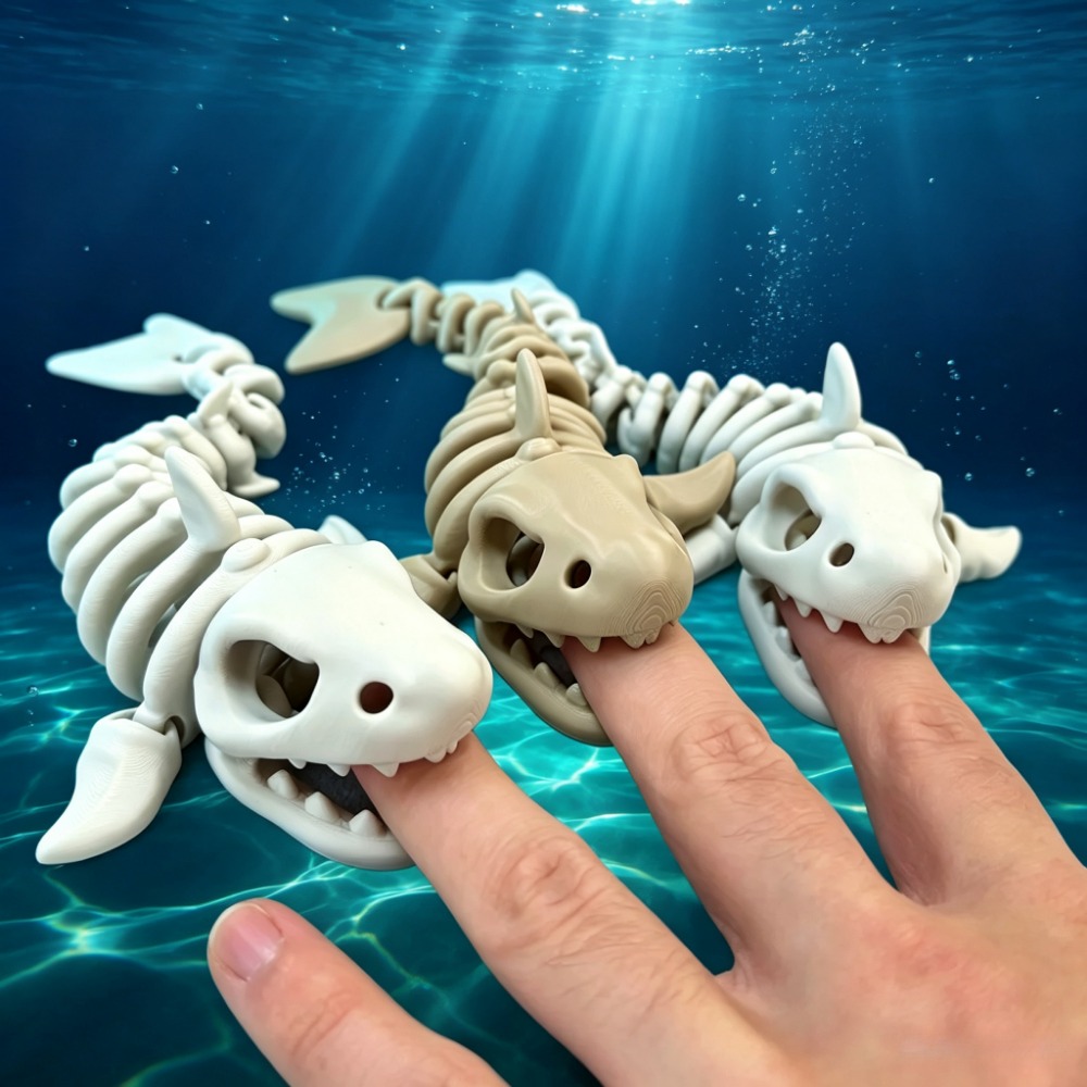 Shark Skeleton Aquarium Decor  - Marine Aquarium All In One ulasan dan harga