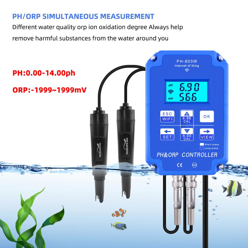 Yieryi Digital PH WiFi ORP Red - Marine Aquarium Par Meter ulasan dan harga