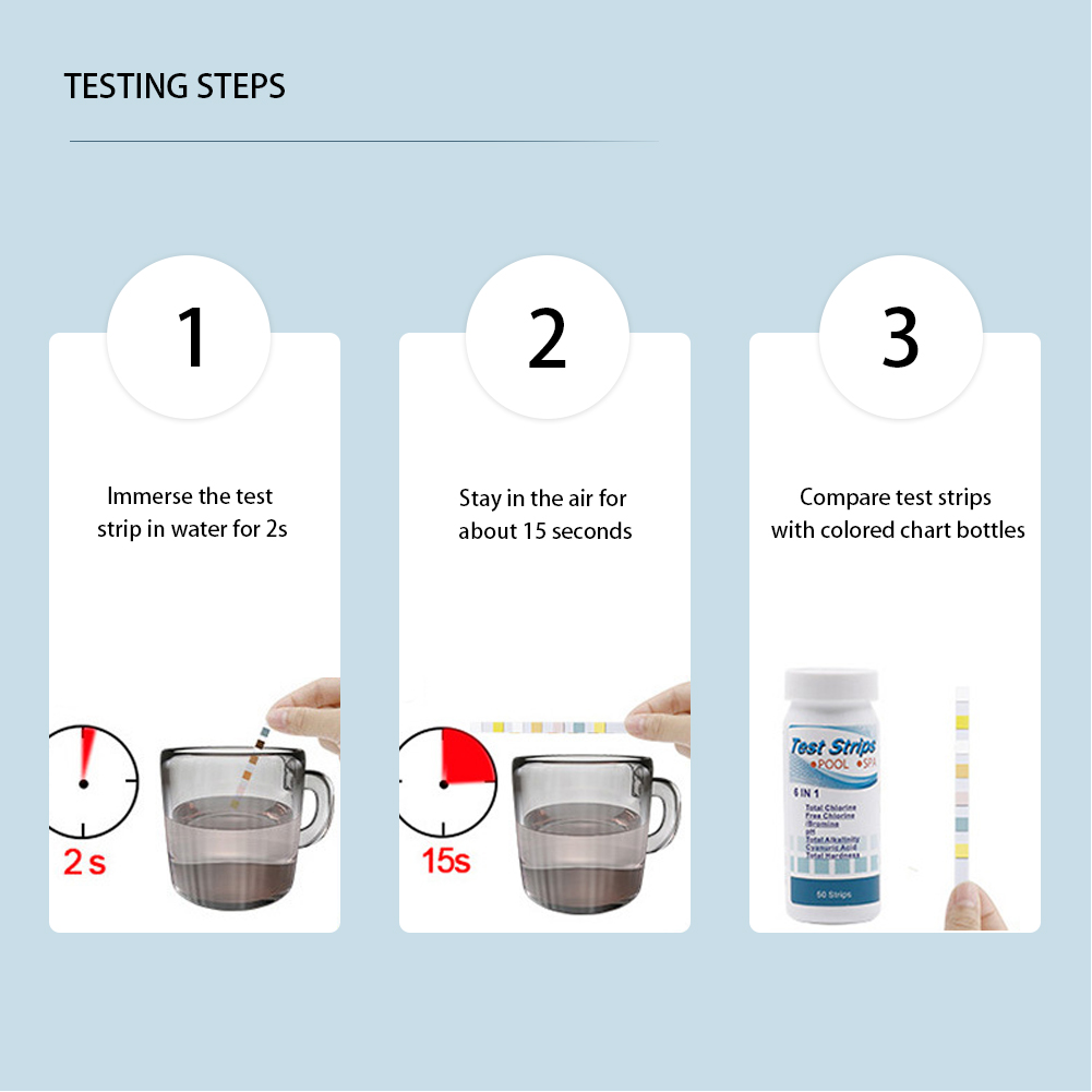 7 in 1 Aquarium Test Strips Mu - Marine Aquarium Water Test Kit ulasan dan harga