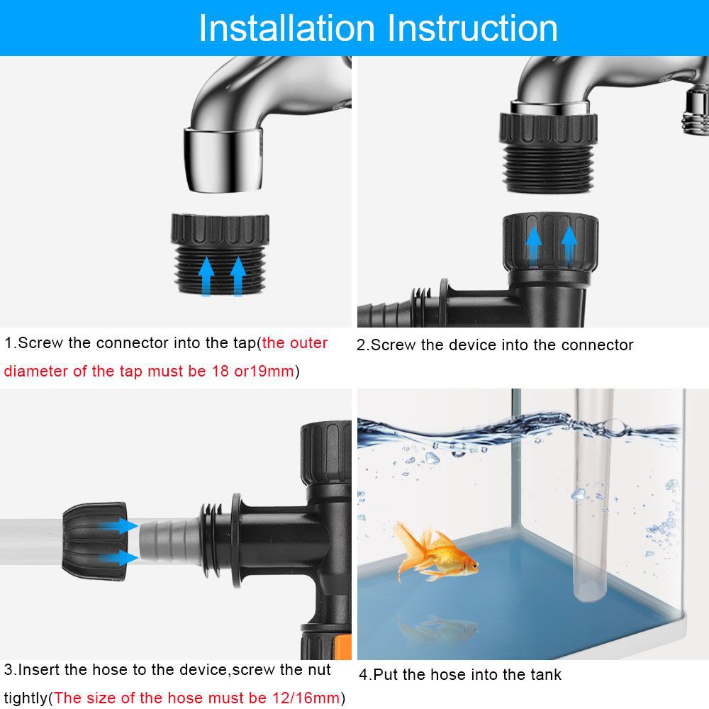 Bucket-Free Aquarium Water Cha - Marine Aquarium Water Change ulasan dan harga