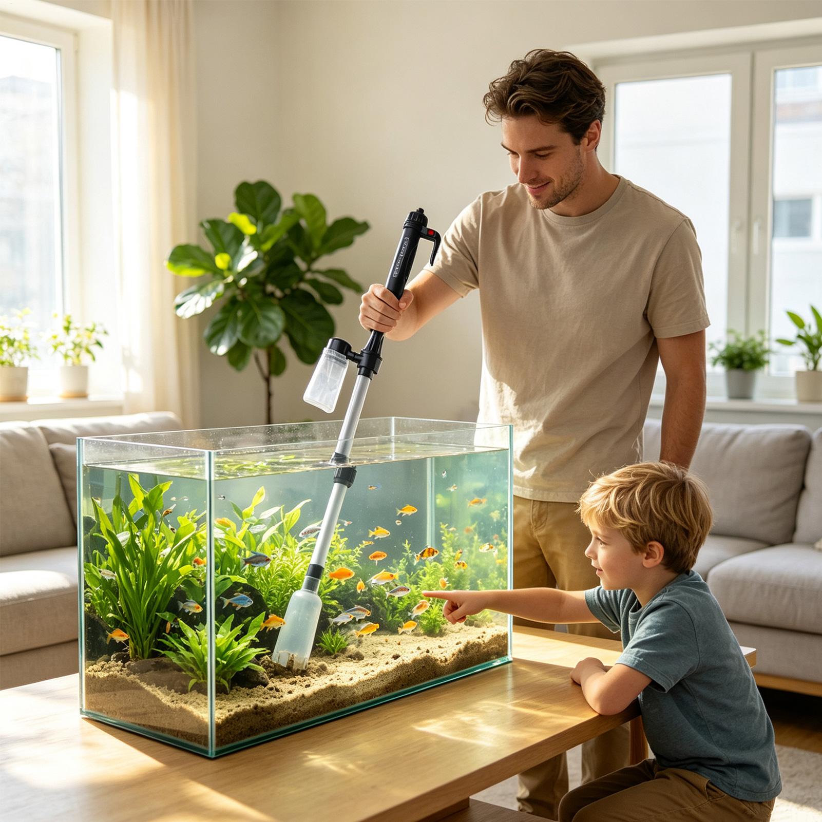 3 in 1 Aquarium Vacuum Gravel  - Marine Aquarium Water Change ulasan dan harga