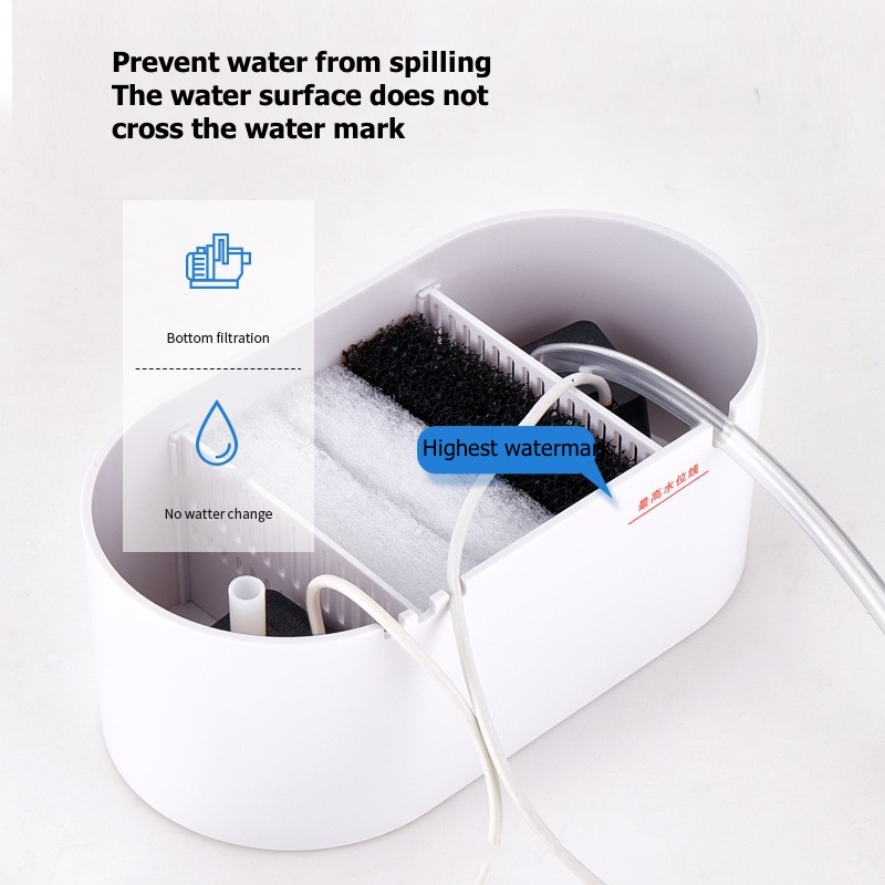 Mini Desktop Aquarium Fish Tan - Marine Aquarium Water Change ulasan dan harga
