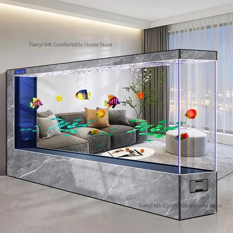 Super Large Transparent Luxury - Marine Aquarium All In One ulasan dan harga