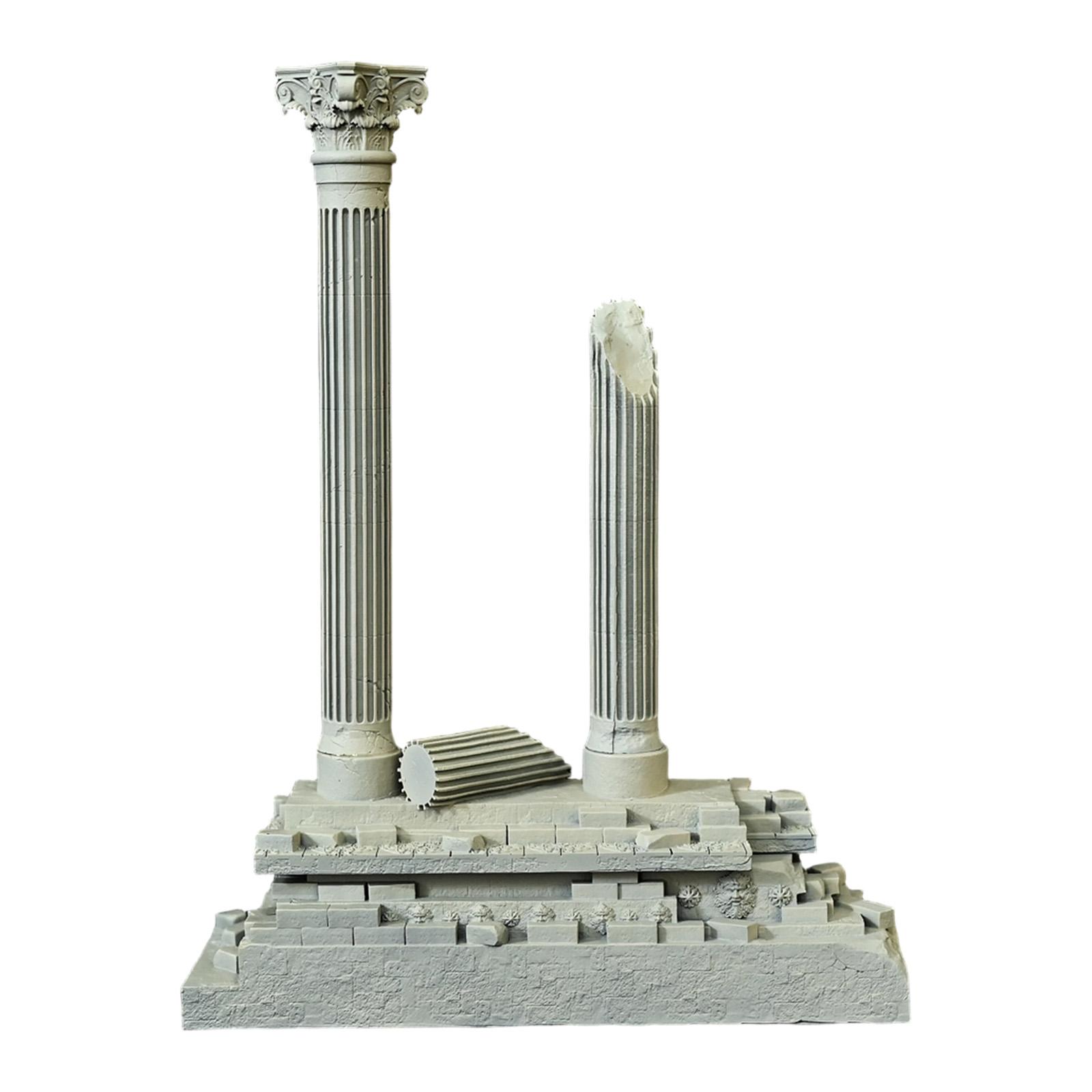 Roman Column Decoration Resin  - Marine Aquarium All In One ulasan dan harga
