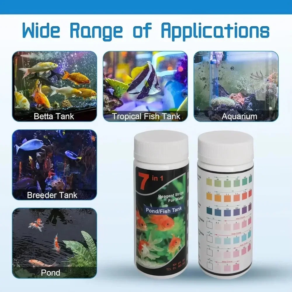 Hot Sale PH Test Strips Water  - Marine Aquarium Water Test Kit ulasan dan harga