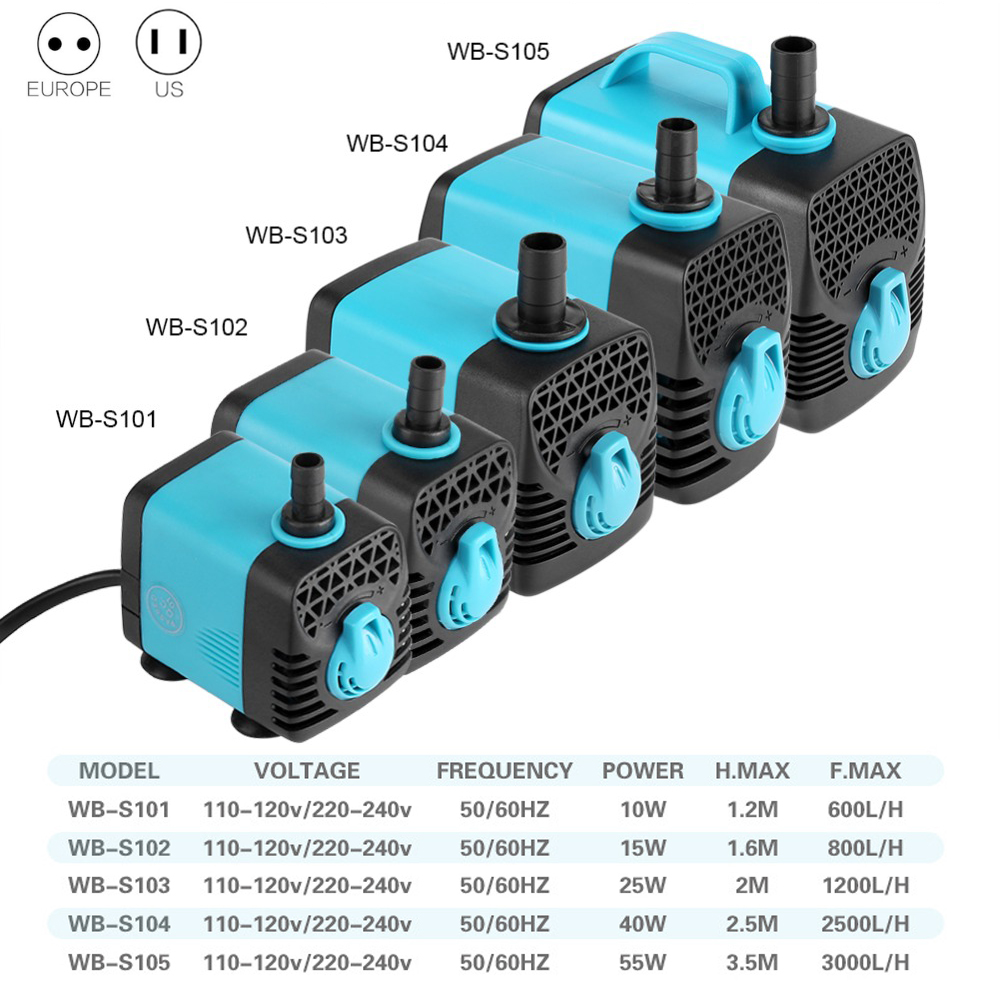 220V Ultra Quiet Submersible W - Aquarium Marine Filter ulasan dan harga