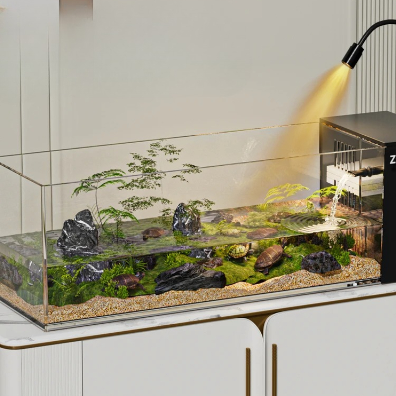 ‌Turtle Aquarium Tank - Fish & - Marine Aquarium All In One ulasan dan harga