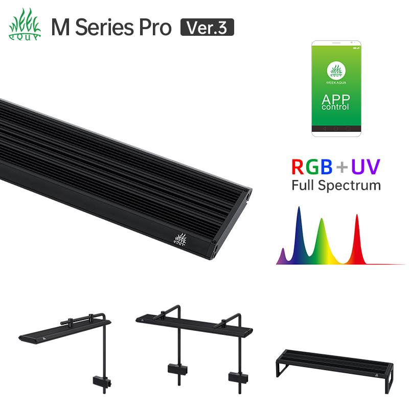 Week Aqua M Series RGB UV LED  - Marine Aquarium Lamp ulasan dan harga