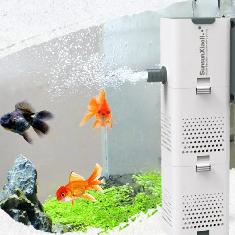 3 In 1 Aquarium Filter Pump Aq - Aquarium Marine Filter ulasan dan harga