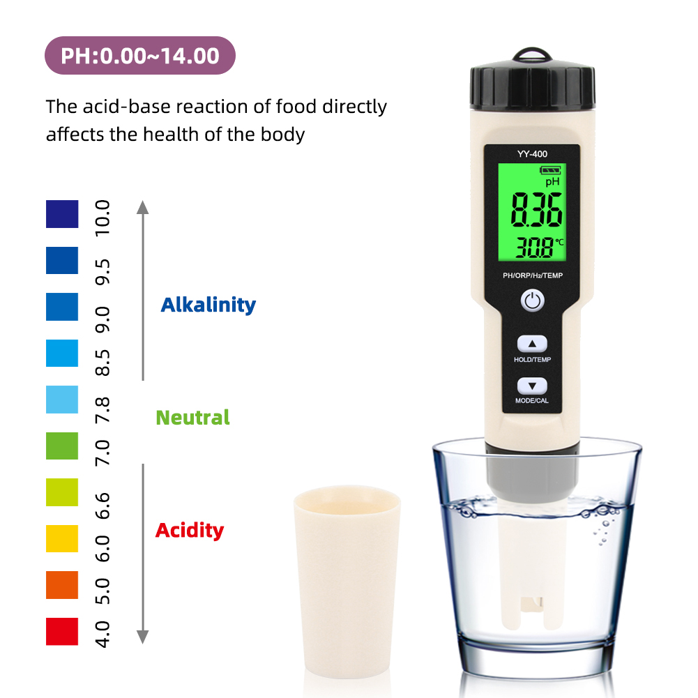 4 in 1 YY-400 PH/ORP/H2&TEM Me - Marine Aquarium Par Meter ulasan dan harga